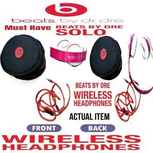 🛑 BEATS By Dre ➕🆒 WIRELESS HEADPHONES Limited Edition Studio Audio 💸BUY NOW‼️